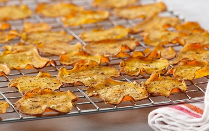 slaptas traškus televizorius užkandis