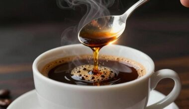 arbatinis šaukštelis įkrauna kavos kraštus