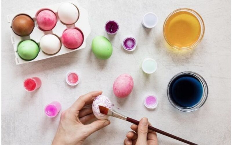 toksiškos Velykų dažų priemonės