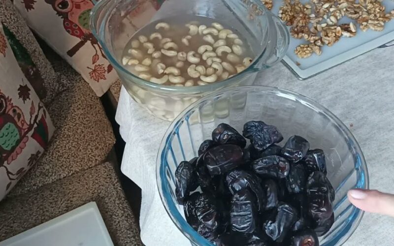 plovimas ir džiovinimas riešutų