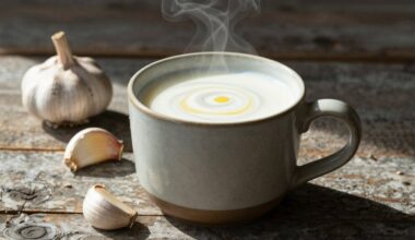 moteris įmetė česnaką į verdantį pieną