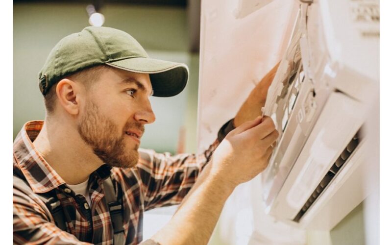 švari oro kondicionierius po žiemos