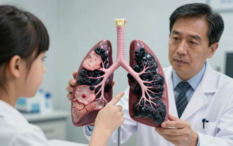 daktaras atskleidžia vaping'o sukeltą plaučių žalą