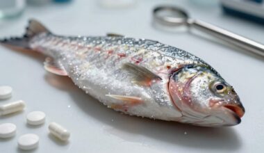 žuvis užkrėsta antibiotikais ir hormonais