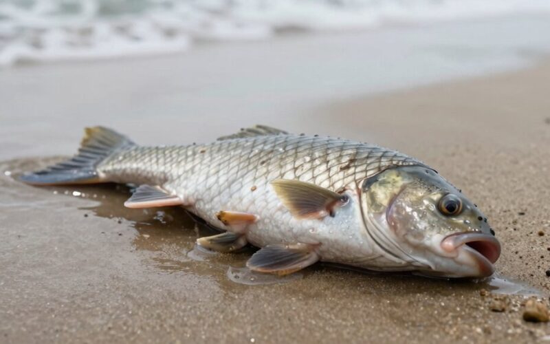 žuvis su nenaudojamomis kojomis