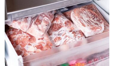 šaldiklio laikymo trukmė pagal mėsą