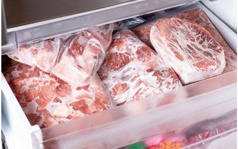 šaldiklio laikymo trukmė pagal mėsą