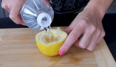 užšaldytas citrinos valymo triukas