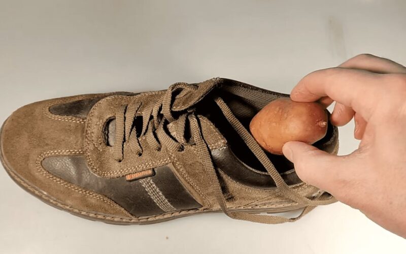 vyras pagautas bulvių keršto