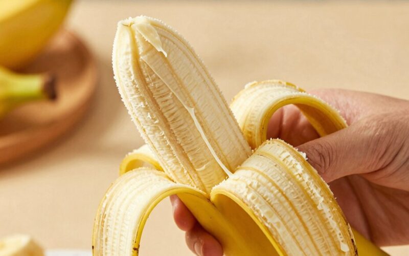 nulupti bananus su siūlais