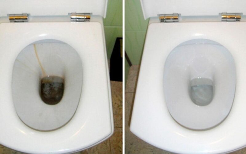 pilant druską į klozetą