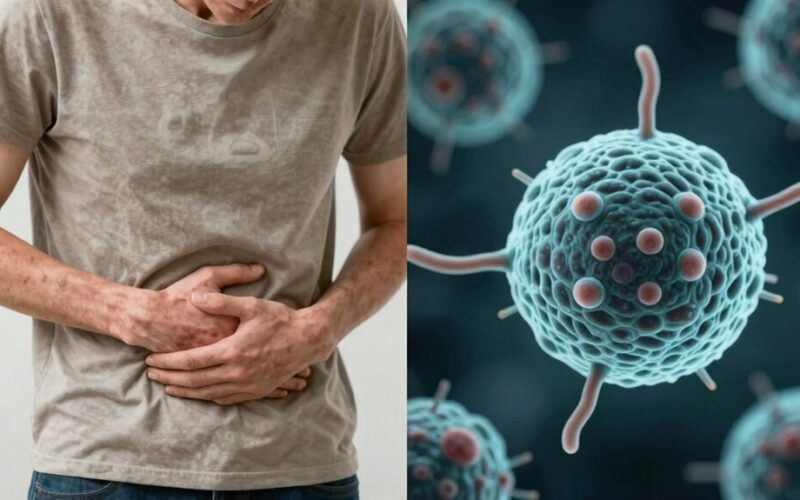 šeši žarnyno parazitų simptomai