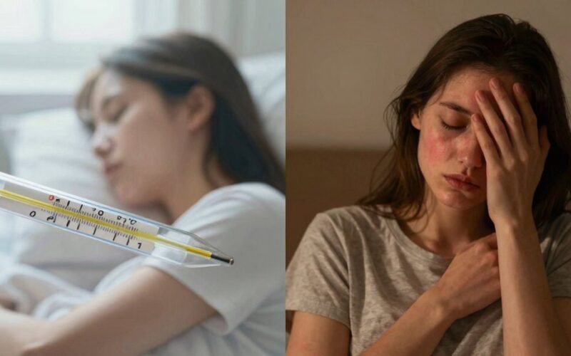 šiek tiek karščiavimo prieš paslėptą uždegimą