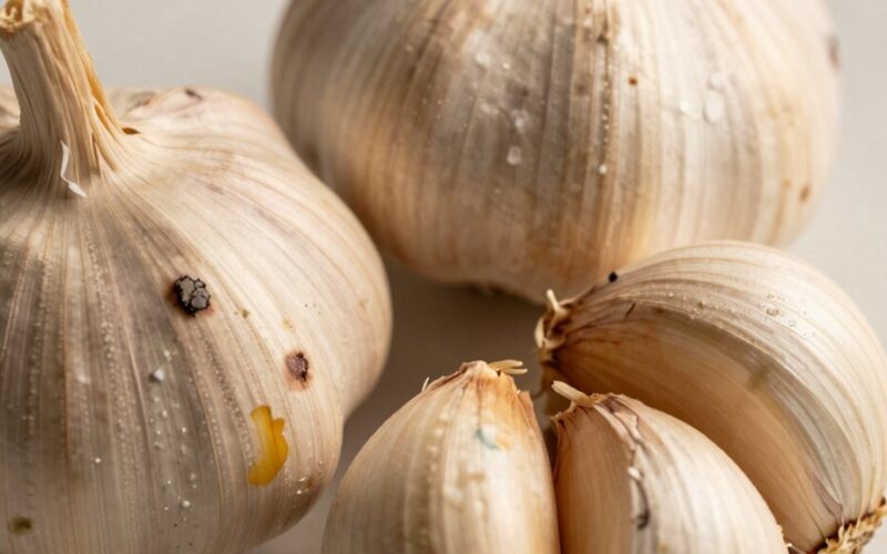 šie česnakai yra užteršti