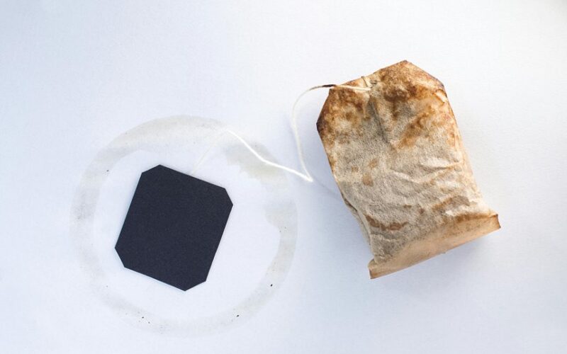 naudotas arbatos maišelis sutaupo 10