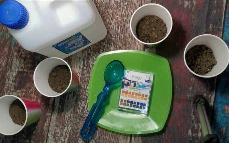 40 metų agronomo dirvožemio rūgštingumo testas