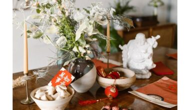 feng shui gėlių išdėstymas