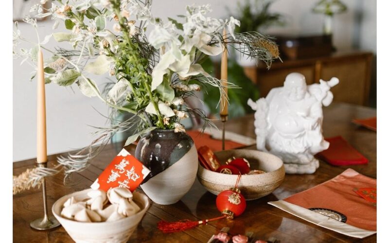 feng shui gėlių išdėstymas