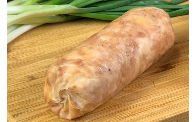 namuose pagaminta pigi vištienos dešra