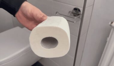 Aš renku tualetinio popieriaus ritinėlius