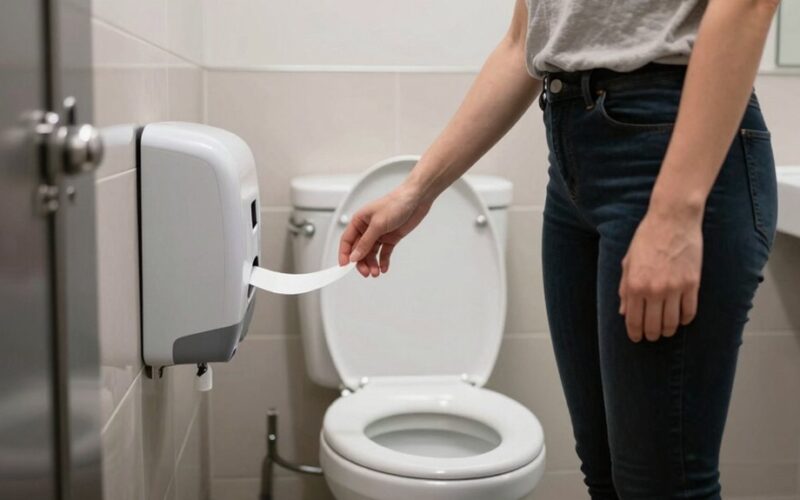 viešojo tualeto naudojimo patarimai