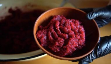 burokėlių krienų aspikas tradicija