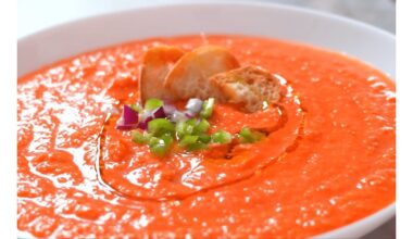 atšaldyta ispaniška gazpacho sriuba