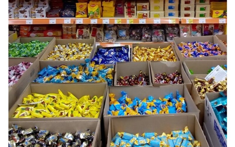 Nepirkite saldainių dideliais kiekiais