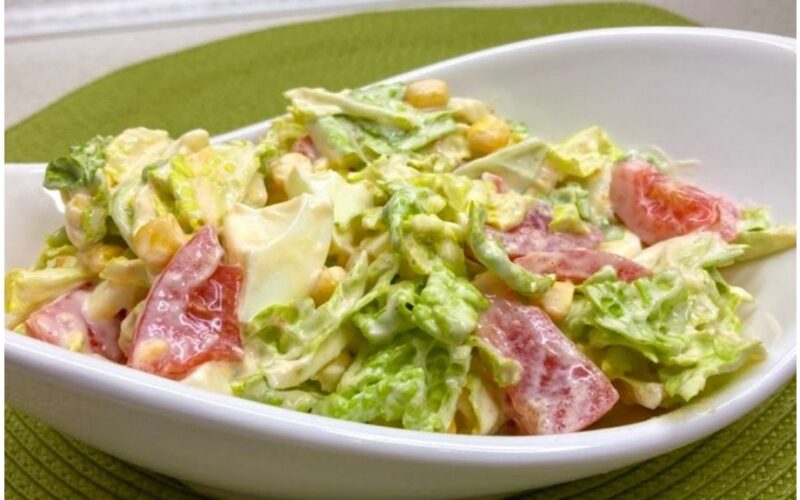 keturių ingredientų šventinės salotos