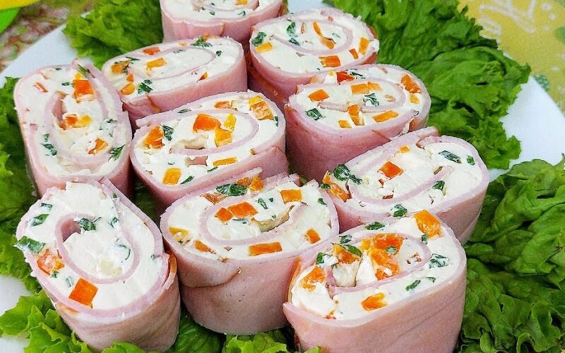 akimirksniu visų mėgstami kumpio suktinukai