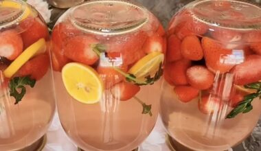 braškių mojito žiemos konservas