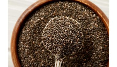 įspėjimas chia sėklos potencialiai pavojingos