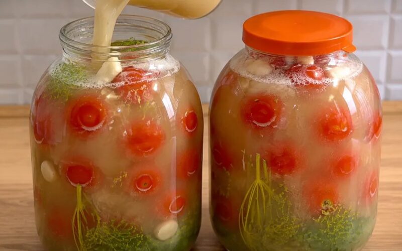 legendinės fermentuotos pomidorų vaišės