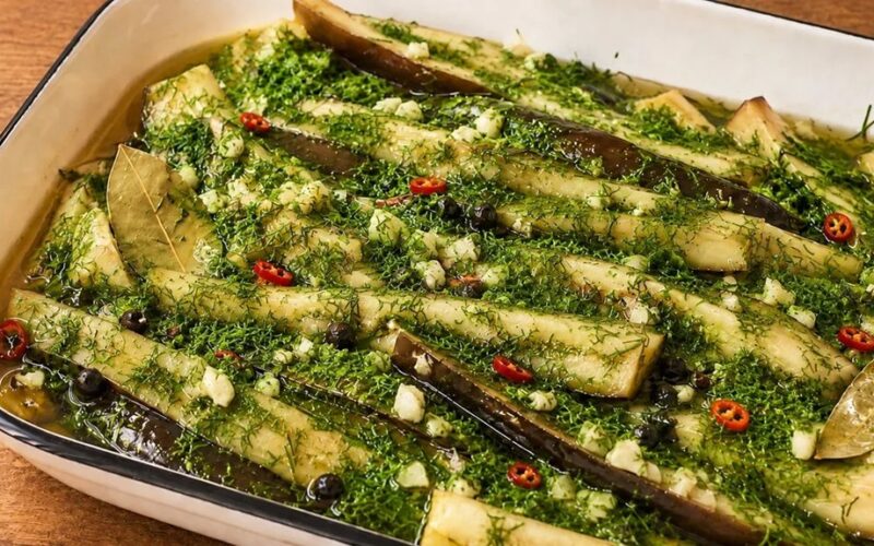 marinuoti baklažanai rytojui