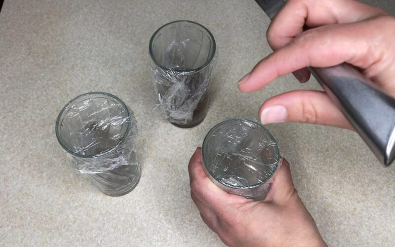 plastikinės plėvelės genialus triukas