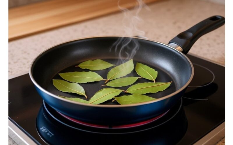 sauté su lauro lapų skanėstu