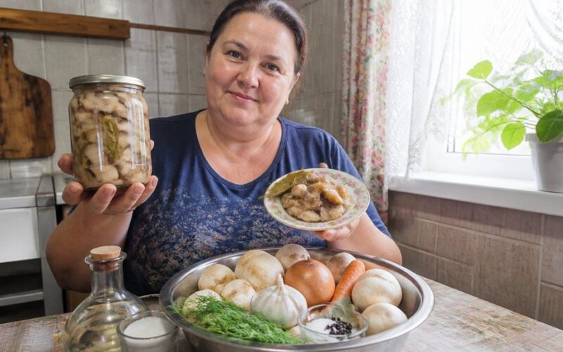 marinuoti grybai močiutės paslaptis
